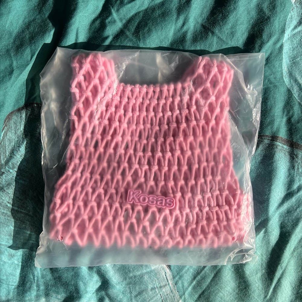 KOSAS Pink Net bag ✨ brand new